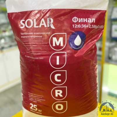 Удобрение SOLAR Финал 12:6:36+2,5MgO+МЭ купить в Томске