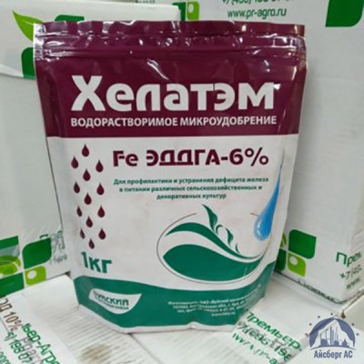 Удобрение ХЕЛАТЭМ Fe 6 Fe EDDHA (ЭДДГА) 6 % купить в Томске