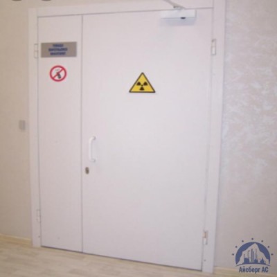 Рентгенозащитная алюминиевая дверь 1070х2080-1 мм купить в Томске